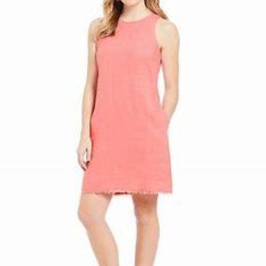NWOT Salmon Calvin Klein A-Line Shift Sheath Dress